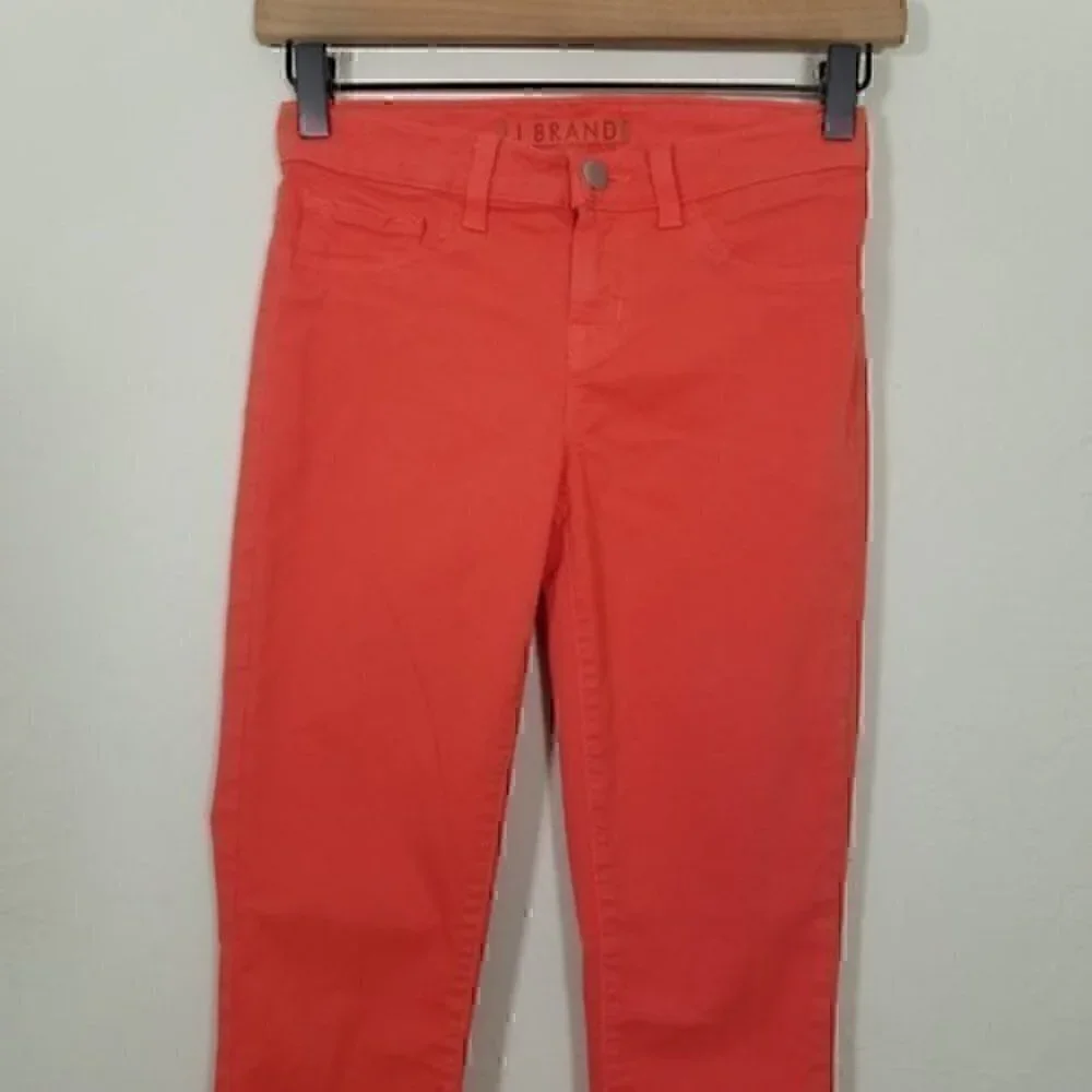 J Brand TANGERINE Skinny Leg Stretch Jeans Size 24 - Picture 2 of 10